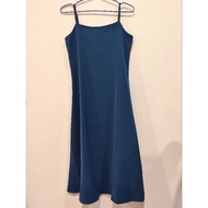 blue chiffon women dinner dress (RS4363)