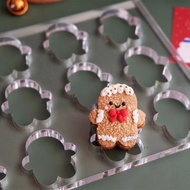 1cm厚創意網紅圣誕節主題達克瓦茲模具法式甜品馬卡龍圣誕樹雪花