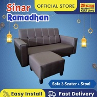 KLSB Sofa L shape / Sofa panjang / Sofa mewah / Sofa fabrik / Sofa kain / Sofa corner