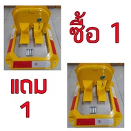 เหล็ก ล็อคที่จอดรถ กั้นที่จอดรถ ที่กั้นที่จอดรถ เหล็กกั้นจอดรถ ​สี่เหลี่ยม ซื้อ 1 แถม  1 สินค้าพร้อม