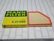 กรองอากาศ BMW Series 2  F22  ( 2014 - 2021 ) รุ่น  220i  230i  Engine Air Filter Mann  C 27045 / C27