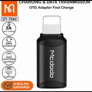 Mcdodo OT7680 otg converter charger type c to lightning ios 3a fast NO SUPPORT MIC AND AUDIO