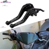 For Suzuki Skydrive 125 skydrive 125 carb High-Quality CNC Aluminum Alloy 6-Stage Adjustable Short Brake Lever Clutch lever