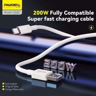 PAVAREAL Q32C 200W USB Data Cable / 200W Super Fast Charging / Resilient Durable Non-Fading