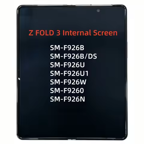 AMOLED For Samsung Z Fold 3 Internal Screen Original OLED Screen Replacement Parts For Z Fold 3 Larg