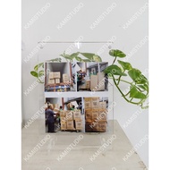 Photocard Frame Transparent Magnetic Acrylic Frame 2R 3R 4R 5R 6R / ACRYLIC PHOTO CLIP / ACRYLIC DIS