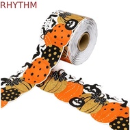 RHYTHM Pumpkin Border Trim, Self Adhesive Cute Pumpkin Halloween Border Sticker, Scalloped Border Wa
