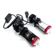 1 Pair Headlight Bulb Mini Projector Model Y8 Y9 Y6 H4 RHD Socket Led R And Y6d-R H4 9005 (HB3) H4 H