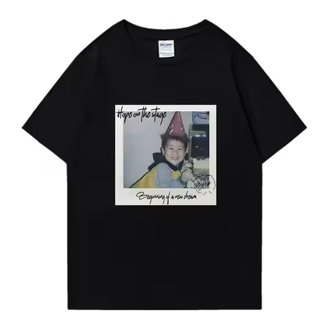 J-hope Baby Graphic Hope On The Stage Tour 2025 T Shirts Unisex Fashion Y2k short sleeve T-shirts Me
