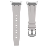 สายยางหรูหรา สําหรับ Samsung Galaxy Watch 8 Classic 46mm 8 40mm 44mm Ultra 2025 สายซิลิโคนนุ่ม