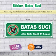 Waterproof Vinyl Holy Boundary Sticker