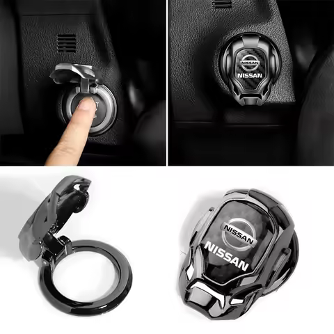 Car One Button Start Protective Cover Ignition Device Decoration For Nissan Nismo Qashqai Teana X Tr