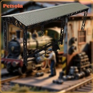 HO 1/87 Scale Miniature Carport Model Building Collection Pretend Play Toy Lifelike Miniature Auto S