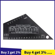 Fret Leveling Tool Guitar Neck Fingerboard Measuring Ruler Stainless Steel Fret Rocker