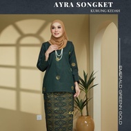 Kurung Modern - Baju Kurung Moden Mini Kedah Ayra Songket Tenun