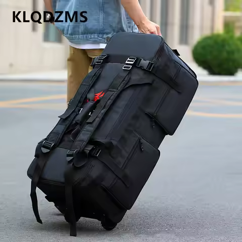 KLQDZMS Multifunctional Backpack Men's Travel Backpack Oversized Capacity Clothing Organizer Bag Tra