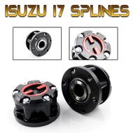 Isuzu Trooper Bighorn Invader D-Max Free Lock Front Wheeling Locking Hub Lock Manual Hub Lock 17 Spl
