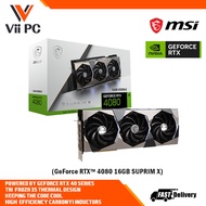 MSI GeForce RTX 4080 RTX4080 4080 16GB SUPRIM X Graphics Card