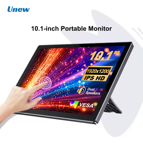 Unew 10.1 inch Touch Screen Monitor 1920x1200 IPS Display HDMI Type-C USB-C for Car DIY System Phone