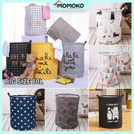 Big Size 80L Laundry Basket Laundry Bag Toy Storage Bag With Handle & Foladble Dobi Baju Dobi Bakul 