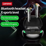 遊戲電競耳機 Gaming headset BT5.1 Bluetooth Wireless headphone Earbuds In-ear Headphones With 10mm Speaker Unit with case earplugs Low latency OMD Lenovo 遊戲電競 藍牙耳機真無線聯想XT92高音質運動低延時電競真銅環動圈藍牙耳機