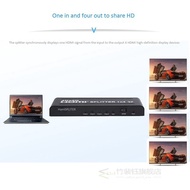 4Kx2K3D 1X4 HDMI Splitter By 1Port To4 HDMI Display Duplicat