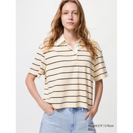 KATUN T-Shirt UNIQLO Washed Cotton Short SleevePOLO/ Uniqlo Women's T-Shirt Top
