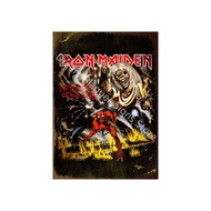 Iron Maiden Book of Souls Official Metal Tin Sign 8x12 Inch Vintage Rock Band Poster Wall Art for Ba