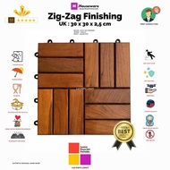 Teak wood floor Decking tiles, dismantled and assemble 30x30 cm Wood *
