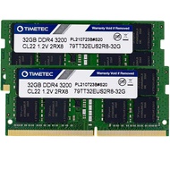 Timetec Hynix IC 64GB KIT(2x32GB) DDR4 3200MHz PC4-25600 Unbuffered ECC UDIMM 1.2V CL22 2Rx8 Dual Ra