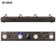 M-VAVE Chocolate Plus Portable Wireless MIDI Foot Controller - 4-Button BT PedalRechargeablew/App Co