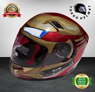 HELM FULL FACE KYT K2 RIDER IRON MAN