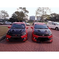 Perodua bezza 2016 2017 2018 Carbon Fiber front bonnet hood bonet fibre cover bodykit body kit