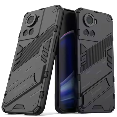 Phone Holder Case For OnePlus 10R Case Bumper Anti-knock Hard Armor Full Back Cover For OnePlus 10R 