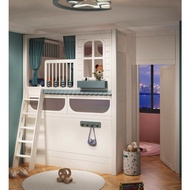 (Free Installation) 'S' Series Children's Bunk bed/bed frame/staircase/wardrobe/ladder/double decker/loft bed
