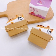 Protective case airpod case airpod 2 Pro Lazy Cat Shape Protects Wireless Headphones