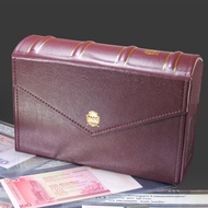 [PGGPEY] Coins Case Organizer PU Leather PMG Graded Banknotes Currency Holder Folder Collection Box 