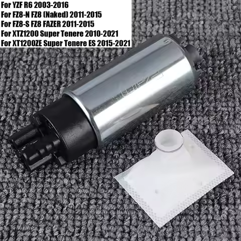 Fuel Pump for Yamaha YZF R1 R6 R1S R6S XTZ1200 XT1200ZE Super Tenere FJR1300 A/AE/AS/ES/P FZ8 FZ8N F