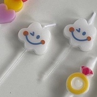 LILIN Cloud Wink Candle/Korean Cloud Candle/Cake Decoration Candle/Korean Candle Cake/Birthday Candl