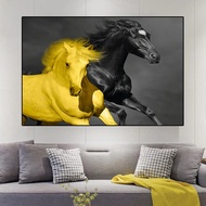 Modern Art Animal Running Horse Decoration Art Canvas Painting