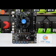 ชุดซีพียูพร้อมเมนบอร์ด CPU : INTEL PENTIUM G4400 3.3 GHz MB : BTC B250C NO BOX (ใส่การ์ดจอได้ 12 ใบ)