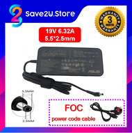 Asus 19V 6.32A (5.5*2.5MM) G551 GL552V GL552 N551Z N551J N550J N53 N53S N53SJ GL553V FX504 Adapter F