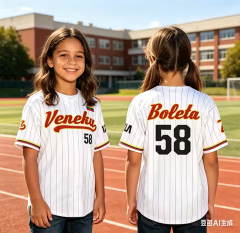 Veneka 58 Venezuela Libre Baseball T-Shirt Matching Family Venezuela Baseball Jersey Venezuela Shirt
