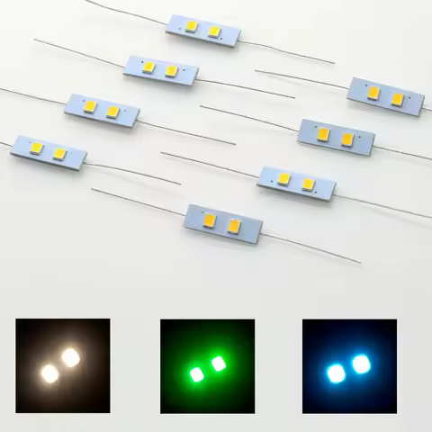 10 New 8V Led Axial VU Meter Lamp For Onkyo Akai Cassette Reel To Reel Tape Recorders and Other Clas