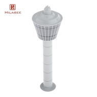 [UsusexaMY] 1:400 Scale Plastic Airport Tower Scene Model Kits Layout Diorama Accs