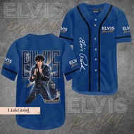 Baseball Jersey King Of Rock Shirt, Elvis Presley Jersey, Shirt For Men,