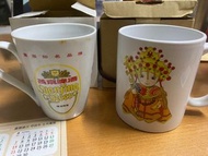 「全新未使用」燕京啤酒馬克杯+媽祖馬克杯