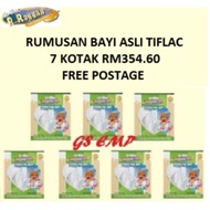 PAKEJ 7 UNIT SUSU KAMBING R RAYYAN RUMUSAN BAYI ASLI TIFLAC  (Semenanjung Msia shj)