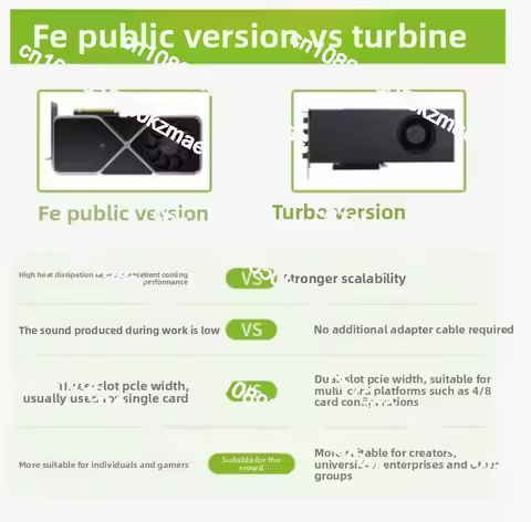 For Ti Turbo AI deep learning modeling rendering RTX 3090 discrete graphics card 24G public version 