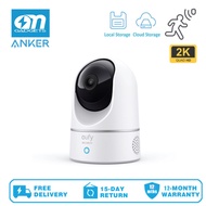 Anker T8410 Eufy Indoor Cam 2K Pan and Tilt Home Security Camera for Indoor Surveillance, Human and 